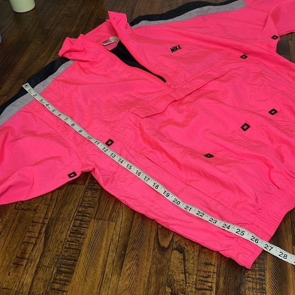 Nike Retro Y2K Windbreaker Jacket Pullover Track 1/2 Zip Front Pouch Large - Picture 14 of 15